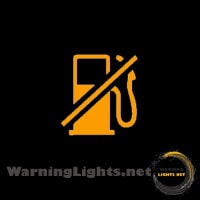 2008 Chevy Trailblazer Fuel Outage Warning Light