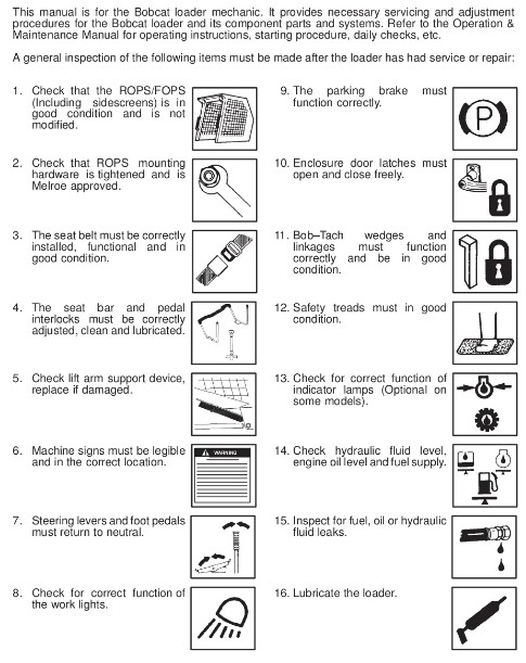 What are hydraulic oil case skid steer warning lights